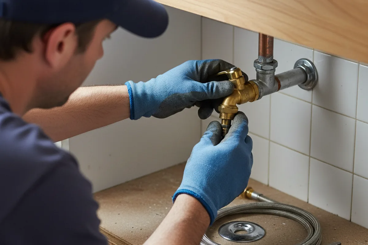 Shutoff valve and fitting work during Repiping in Waterford